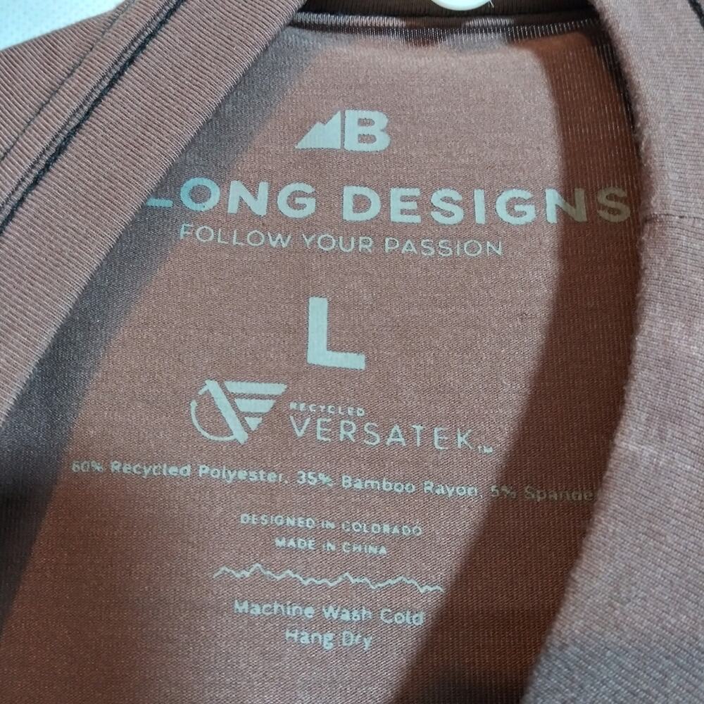 Belong Brown Women's Core Traverse Tek Tee Outdoors Size L - Picture 4 of 6